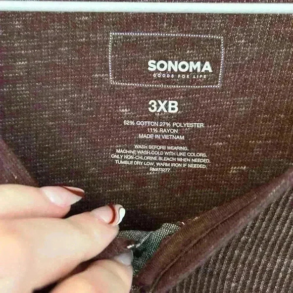 NWT Sonoma Super soft Thermal Size 3XB - Picture 4 of 5